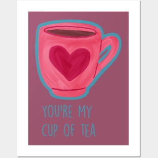 Cup of tea Posters and Art